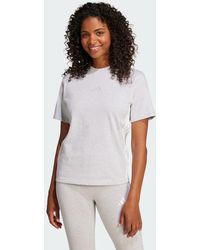 adidas - Essentials 3-Stripes Cotton T-Shirt - Lyst