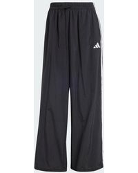 adidas - Essentials 3-Stripes Lifestyle Woven Parachute Tracksuit Bottoms - Lyst