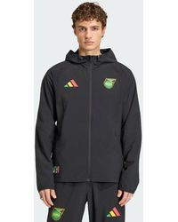 adidas - Giacca A Vento Giamaica X Bob Marley Tiro Travel Con Zip Integrale - Lyst
