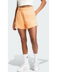 adidas - Soft Lux Loose Shorts - Lyst