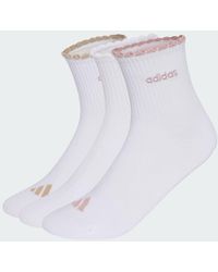 adidas - Quarter Sock 3 Pair Pack - Lyst