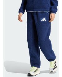 adidas - Gb Xploric High Pile Fleece Tracksuit Bottoms - Lyst