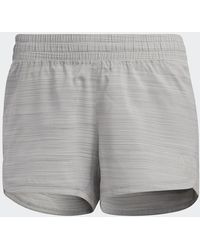 adidas - Pacer 3-stripes Woven Heather Shorts - Lyst