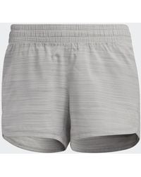 adidas - Pacer 3-stripes Woven Heather Shorts - Lyst