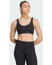 adidas - All Me Essentials Graphic Light Support Bra - Lyst