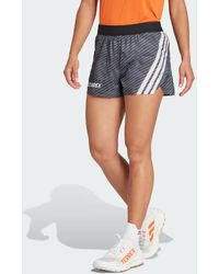 adidas - Terrex Techrock Allover Print Shorts - Lyst