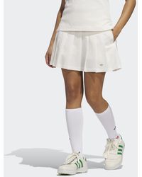 adidas - Originals Pleated Skirt - Lyst