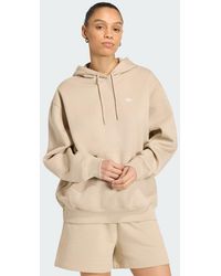 adidas - Sudadera Con Capucha De Felpa Y Corte Holgado Essentials - Lyst