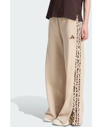 adidas - Seasonal Essentials Animal Print 3-Stripes Joggers - Lyst