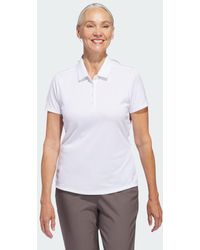 adidas - Adidas SOLID PERFORMANCE SHORT SLEEVE POLOSHIRT - Lyst