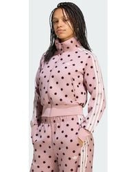 adidas Originals - Satin Polka Dots Tt Track Top - Lyst