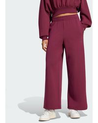 adidas - Soft Lux Straight Leg Tracksuit Bottoms - Lyst