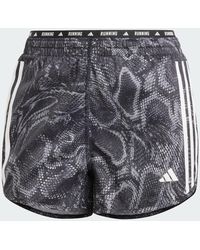 adidas - Own The Run Excite Allover Print Aeroready Shorts - Lyst