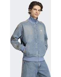 adidas Originals - Jacket Adidas Firebird Adicolor Denim Track Top Jacket - Lyst