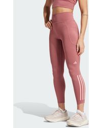 adidas - Dailyrun 3-Streifen 7/8-Leggings - Lyst