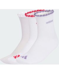adidas - Quarter Sock 3 Pair Pack - Lyst