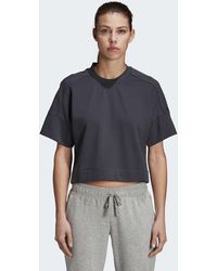 adidas Z.N.E. Crop Top - Gris