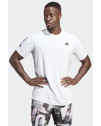adidas - Club 3-stripes Tennis T-shirt - Lyst