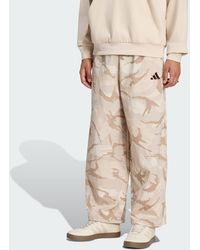 adidas - Seasonal Essentials Camo Woven Parachute Tracksuit Bottoms - Lyst