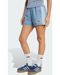 adidas - X Coca-Cola Denim Jorts - Lyst