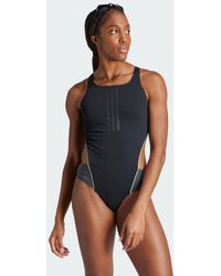 adidas - Extra-long-life 3-stripes Swimsuit - Lyst