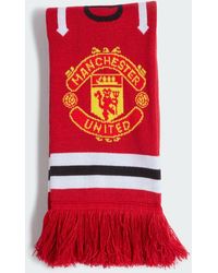 adidas - Manchester United Home Scarf - Lyst