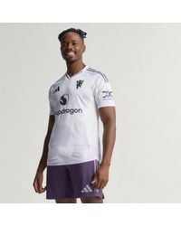 adidas - Manchester United 25/26 Away Authentic Jersey - Lyst