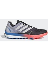 adidas Synthetic Terrex 255 Agravic Speed Trail Shoe in Grey (Gray) for Men  - Lyst