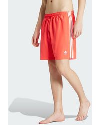adidas - Shorts Da Nuoto Adicolor 3-Stripes Da 8 Pollici - Lyst