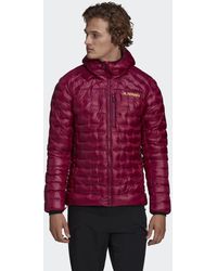 adidas terrex light down hooded jacket
