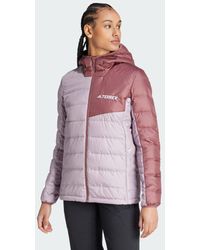 adidas - Terrex Multi Light Down Hooded Jacket - Lyst
