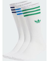 adidas - Calze Solid Crew (3 paia) - Lyst