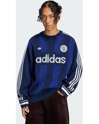 adidas - Winter Club Knitted Gfx Crewneck T-Shirt - Lyst