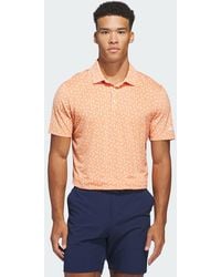 adidas - Ultimate365 Mesh Print Climacool Polo Shirt - Lyst