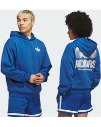 adidas - World Wide Hoops Hoodie - Lyst