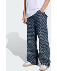 adidas - Denim Loose Monogram Pants - Lyst