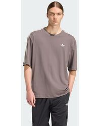 adidas - Adicolor 3-Stripes Oversized T-Shirt - Lyst