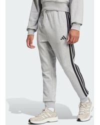 adidas - Essential 3-Stripes French Terry Pants - Lyst