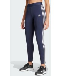 adidas - Essentials 3 Stripe leggings - Lyst