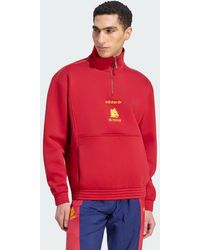 adidas - As Roma Eqt Half Zip Top - Lyst
