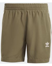 adidas - Originals Adicolor 3-Stripes Swim Shorts - Lyst