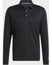 adidas - Long Sleeve Golf Polo Shirt - Lyst