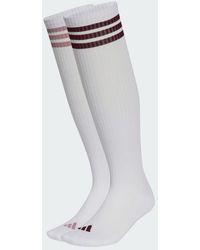 adidas - 3 Stripes Knee Socks 2 Pair Pack - Lyst