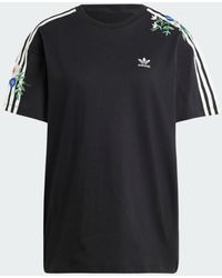 adidas - Floral Loose Tee - Lyst