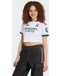 adidas - Real Madrid 26/27 Home Cropped Jersey - Lyst