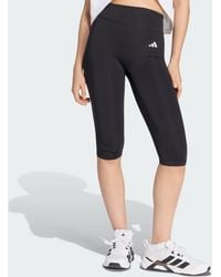 adidas - Optime Essentials Capri Leggings - Lyst