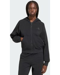 adidas - Kit Small Logo Full Zip Hoodie - Lyst