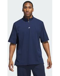adidas - Ultimate365 Twistknit Piqué Mock Polo Shirt - Lyst