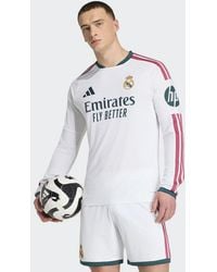 adidas - Real Madrid 26/27 Home Authentic Jersey Long Sleeve - Lyst