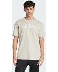 adidas - Codes Collegiate Linear Graphic Tee - Lyst